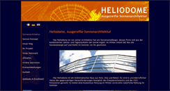 Desktop Screenshot of heliodome-de.com
